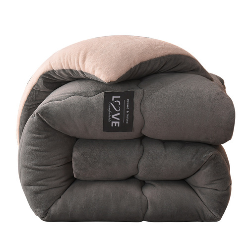Lamb velvet quilt winter quilt thickened warm winter dormitory single student winter quilt core wholesale
