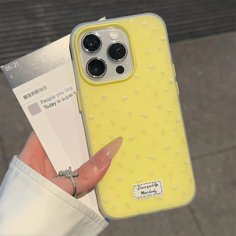 Jelly Two-In-One Mobile Phone Case Cartoon Floral Domestic Android Suitable for Huawei Nova Honor Frosted Translucent