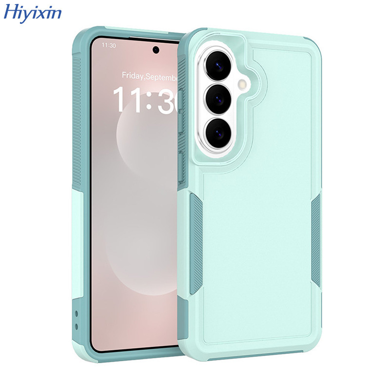 Cross-Border Bestseller Suitable for Samsung A57 Two-In-One Anti-Drop Case S26 Ultra Color-Blocking Protective Cover