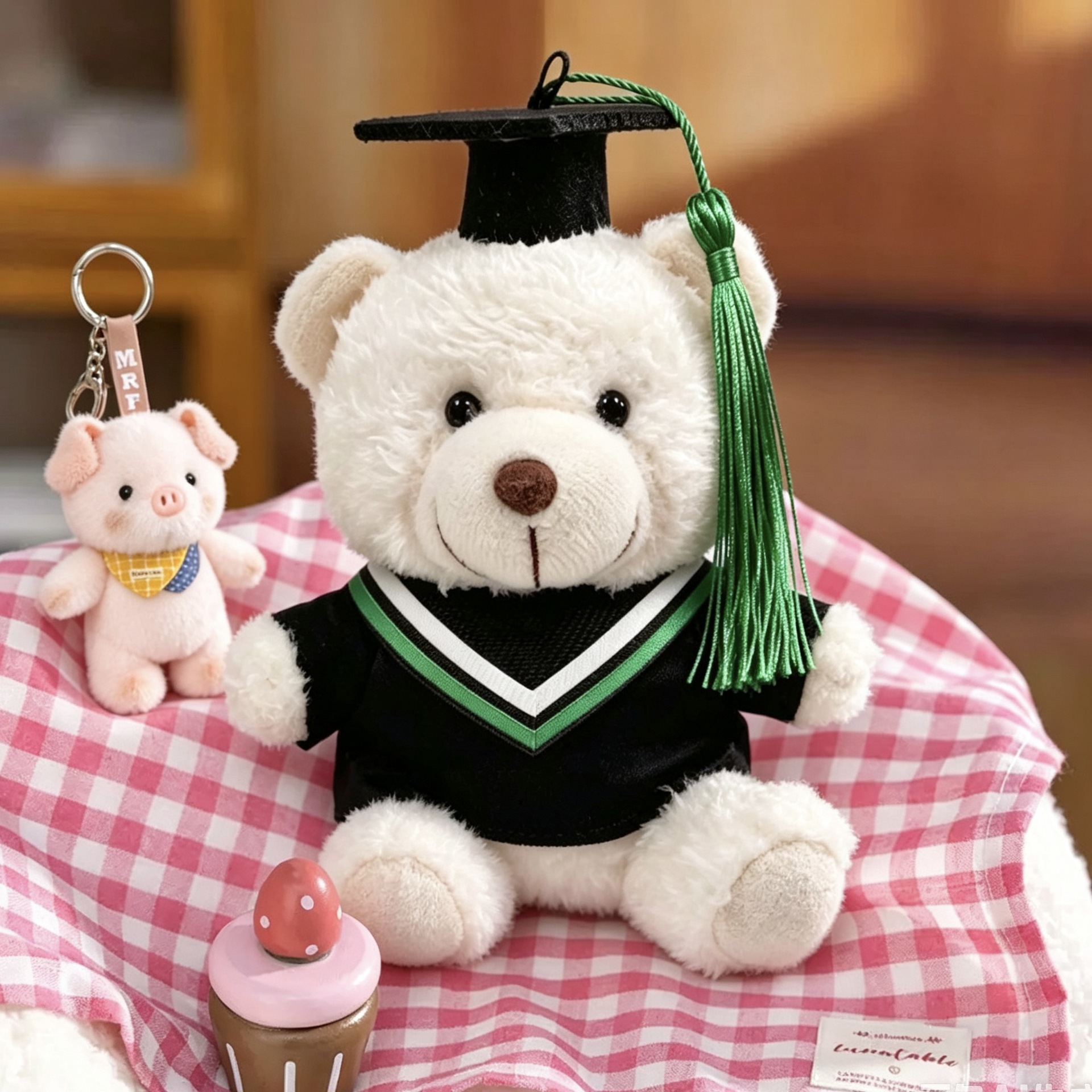Temporada de graduación osos de peluche muñecas uniformes colgantes regalo de estudiantes Teddy Bear adorable recuerdos de graduación