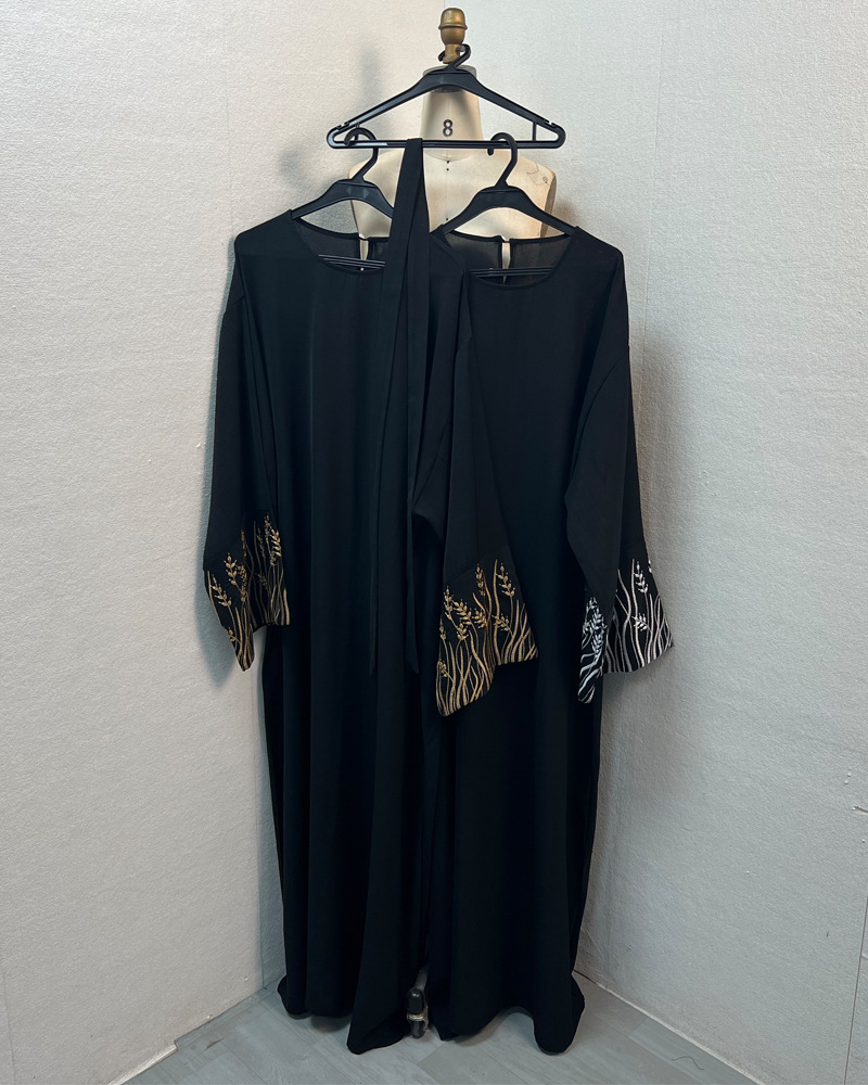 F430 Foreign Trade Cross-border E-commerce Dubai Arab Embroidered Robe Fashion Long Dress In Stock_ecoleips.com