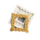 Square Oval retro photo frame silicone mold, sugar soft clay plaster decoration modeling tools