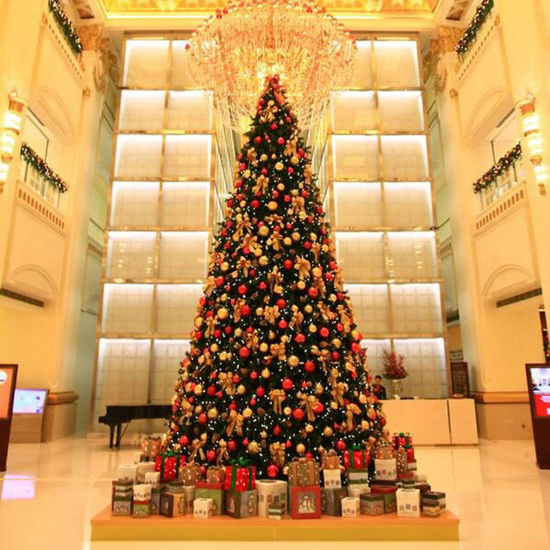 Large Luxury Frame Christmas Tree Encryption Package 1.5m/2/3/4/5/ 8m / 12m Outdoor Shopping Mall Decoration