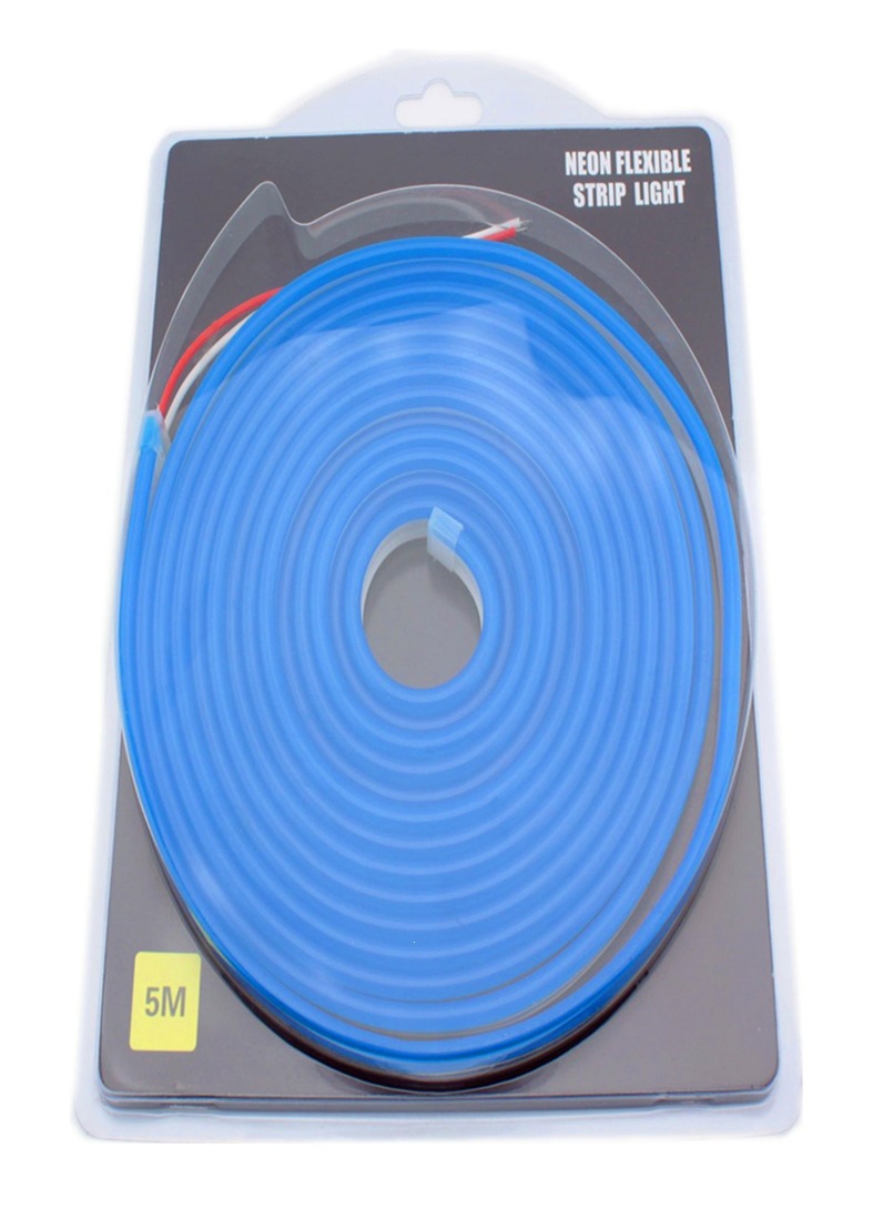 Waterproof 5M LED Kit 511 Flexible Strip Light 2835 SMD Neon Glow Letter Indoor Ambiance Dimmable