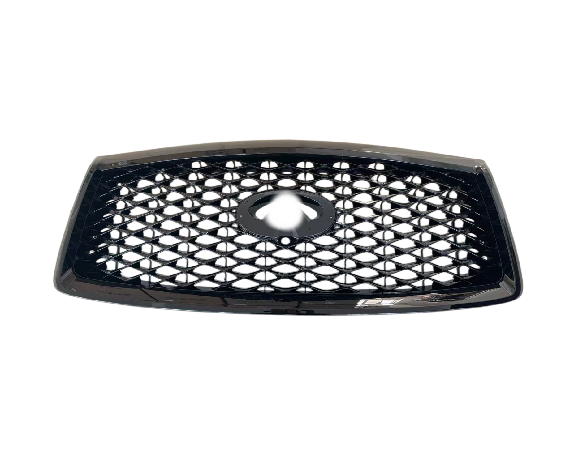 Suitable for 2018-2021 Infiniti QX80 front bumper upper grille 62310-6GW0A black center grille