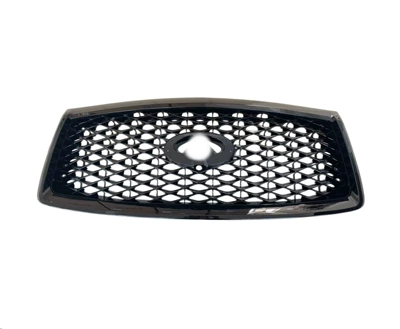 Suitable for 2018-2021 Infiniti QX80 front bumper upper grille 62310-6GW0A black center grille (Zhongwang) - black