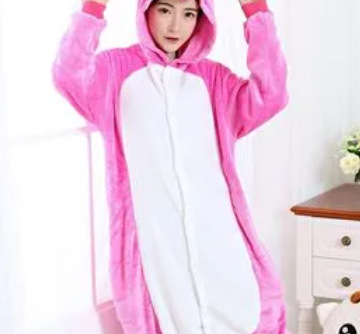 Pijamas transfronterizos al por mayor de fábrica Labubu pijamas femeninos de una sola pieza de dibujos animados pijamas de animales de franela Capibala