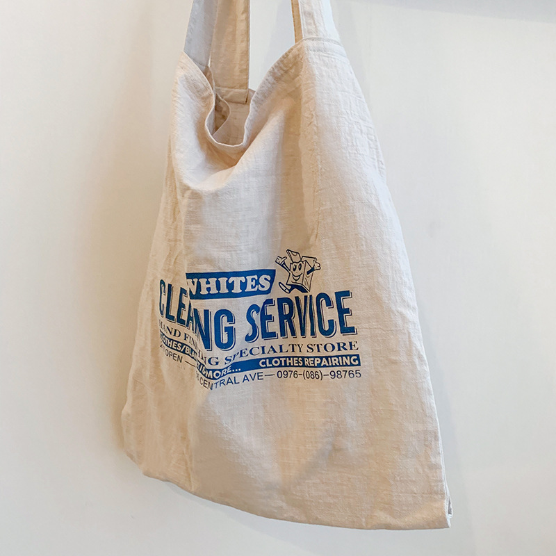 韩版ins风单肩包大容量学生上课收纳手提袋