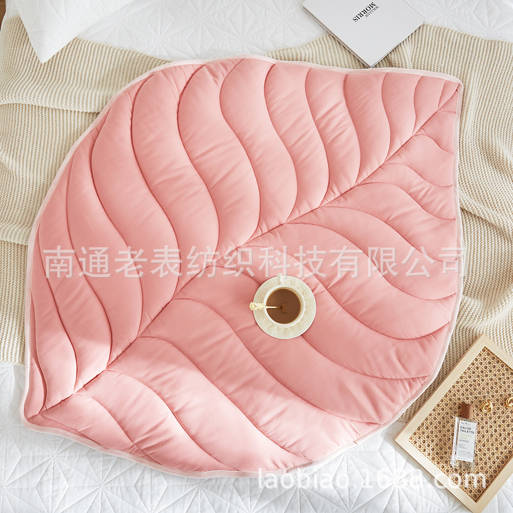 欧美外贸家纺跨境亚马逊速卖通wish床上用品异形毯树叶毯儿童盖毯