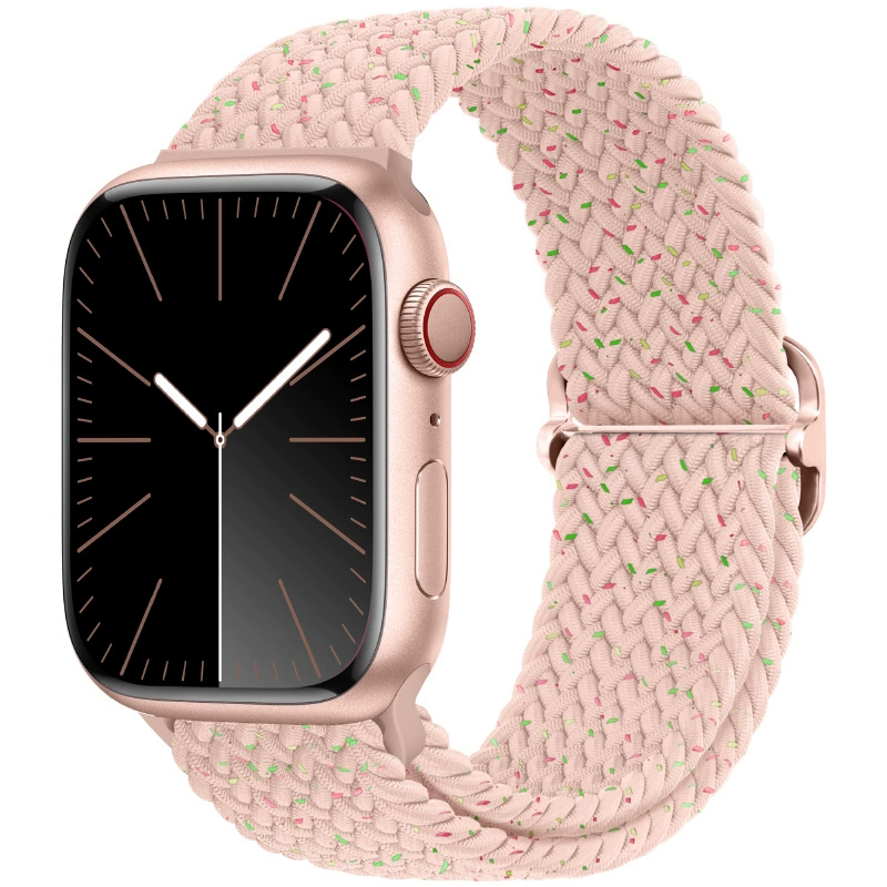 Смарт-ремешок Apple Watch подходит для Apple iWatch поколения 67891011 регулируемый нейлоновый переплетенный ремешок новый стиль