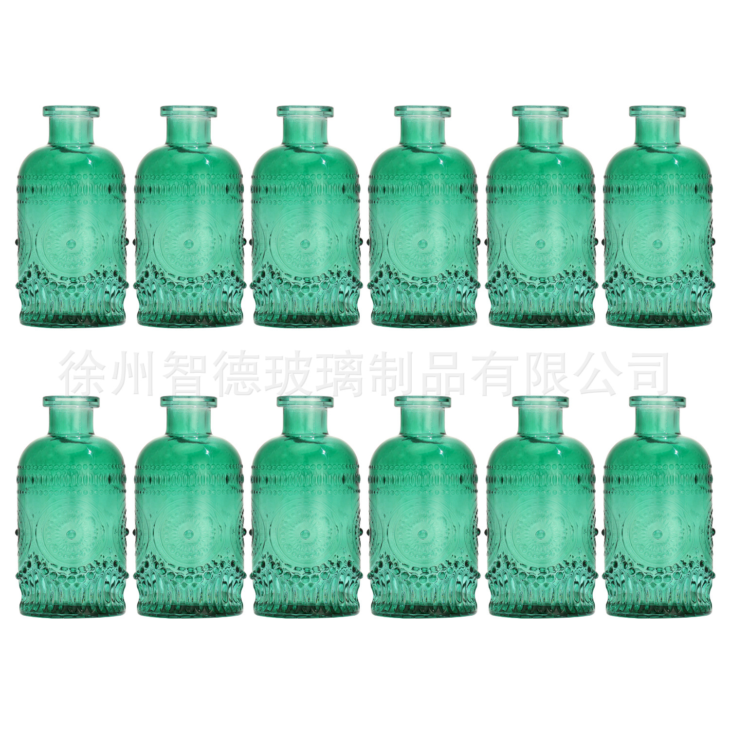 12개 세트 해바라기 그린