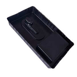 吸塑加工pvc透明电池包装盒PET彩卡热压泡壳电池吸塑定选制作