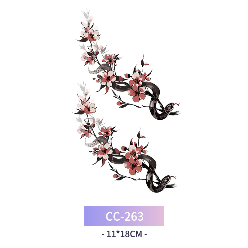 Transfronterizo en stock al por mayor de halloween colorido mariposa tatuaje pegatinas simulación sangrienta cicatriz pegatinas divertidas pegatinas impermeables