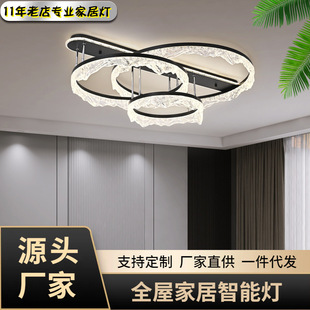 Iceberg Living Room Ceiling Lamp Hall Designer Italian Light Luxury Modern Restaurant Chandelier High-End Room Bedroom Main Light