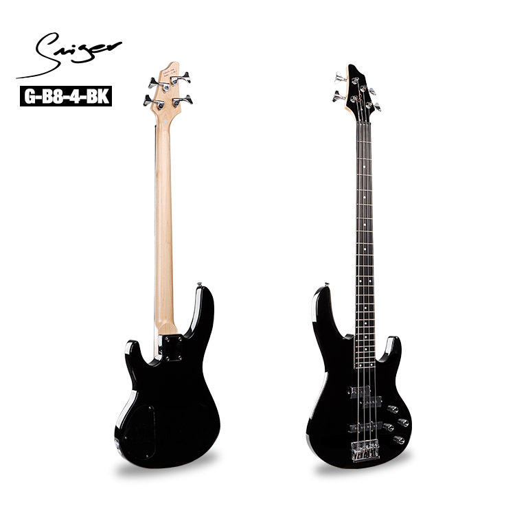 Profesional PJ bajo eléctrico bajo fabricante de guitar instrumento musical al por mayor jazz rock bajo eléctrico madera maciza