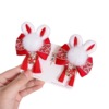 Children's hair accessory, Hanfu, festive rabbit, cute hairgrip with tassels