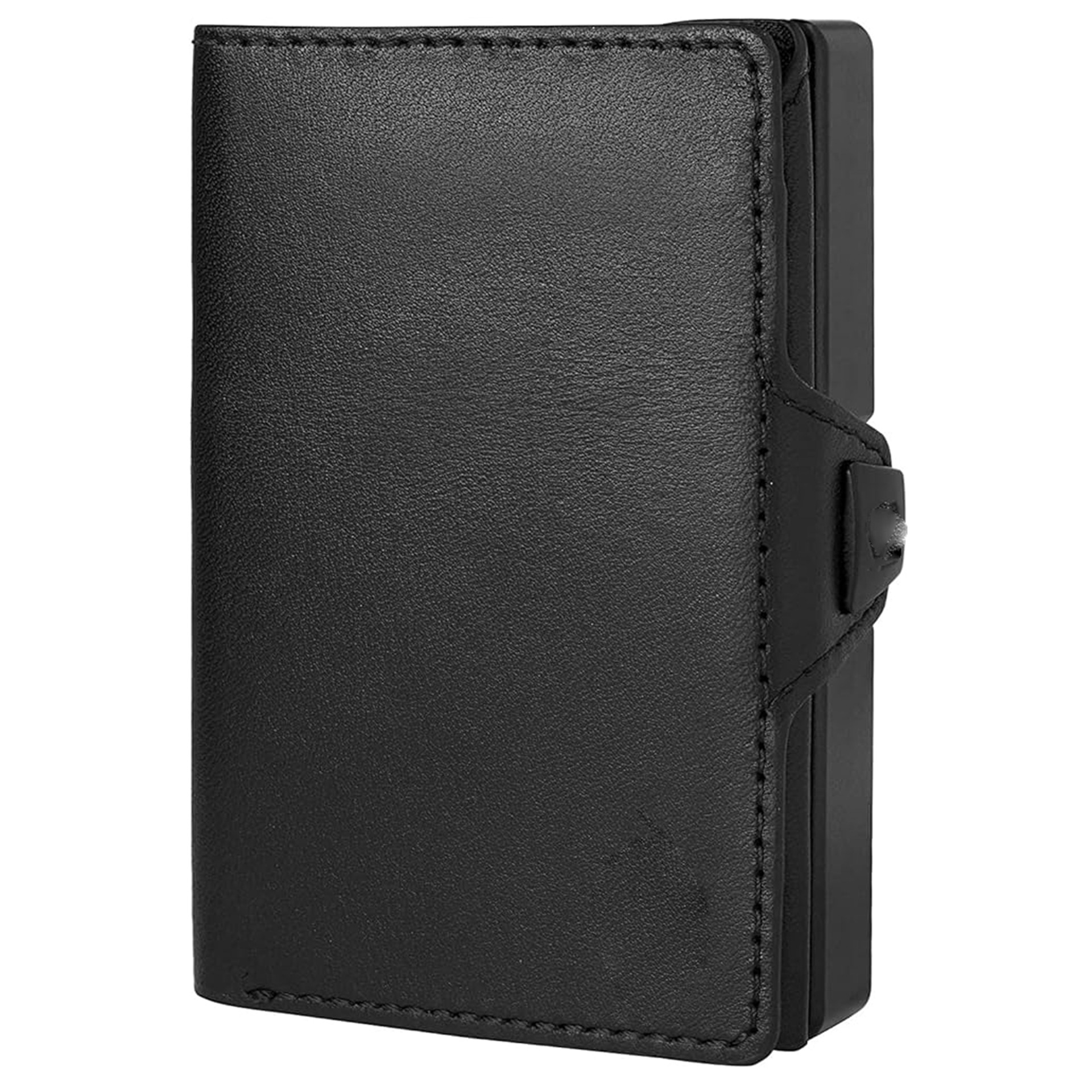 Amazon Japón Supi multi-tarjeta RFID cepillo antirrobo cartera de tres pliegues cartera de tela corta cartera para hombres