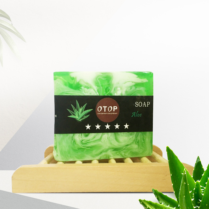 Lily Aloe Papaya Narcissus Lily Handmade Soap Essential Oil Soap 150g Moisturizing Skin Handmade Soap Wholesale Shipping