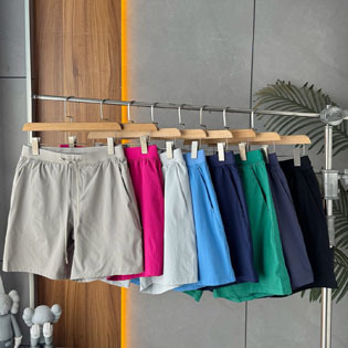 Cross-Border Lu Dopamine Color Scheme Summer New Model 7inch Unlined Sports Casual Quick-Dry Shorts for Men Mh5730 Cross-Border Lu Dopamine Color Scheme Summer New Model 7inch Unlined Sports Casual Quick-Dry Shorts for Men Mh5730