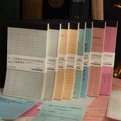 美好的一天票據便簽本 敘事篇章輕復古鹽系簡約百搭DIY手帳打底紙