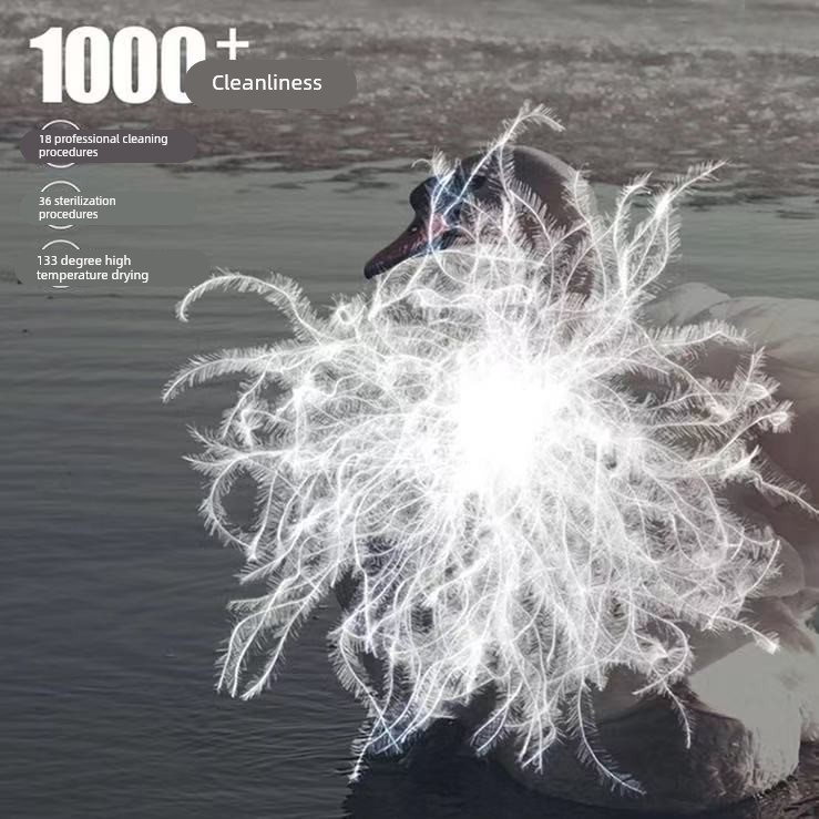 散装羽绒特大朵吊吊绒90白鸭绒95白鹅绒毛填充物原料羽绒被自充绒