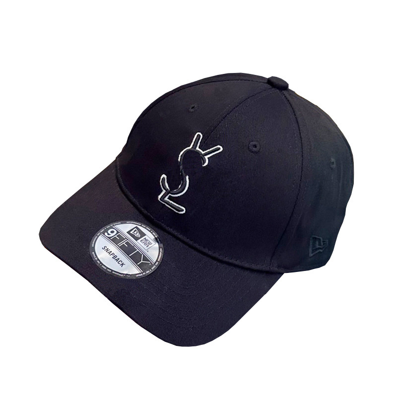 Gorra de béisbol clásica de moda mujer comercio exterior dama esta letra decorativa yang bordado tapa dura gorra de béisbol de algodón al por mayor
