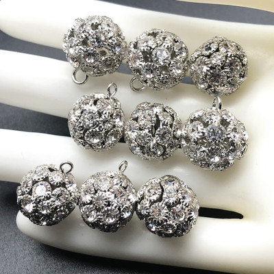 金属满钻球形形钮扣休闲女装手缝扣衬衫大衣装饰扣子diy饰品配件|ru