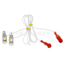 Ħ�г�����T10ʾ����˫ɫת���T15 2835 16smd W5W β�����г���