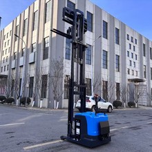 普爾夫窄通道電動叉車側向三向平衡重堆高車1.5噸4.5米堆垛車非標