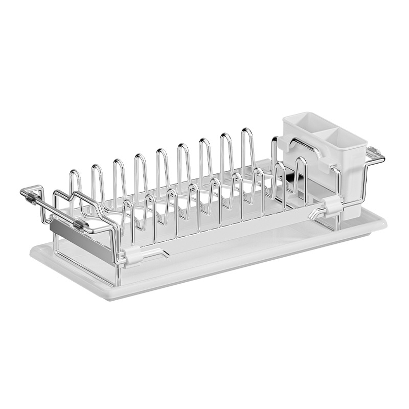 Acero inoxidable cocina drenaje rack lavabo borde platos rack platos platos cubierta de mesa rack cubierta de olla mayorista