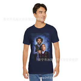 跨境独立站利物浦足球俱乐部球衣短袖衣服定 制烫图套头T恤男士