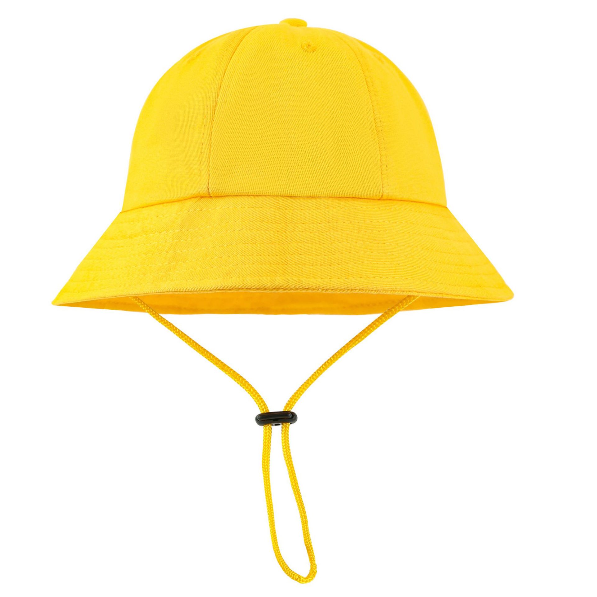노란색 유치원 작은 노란색 모자
