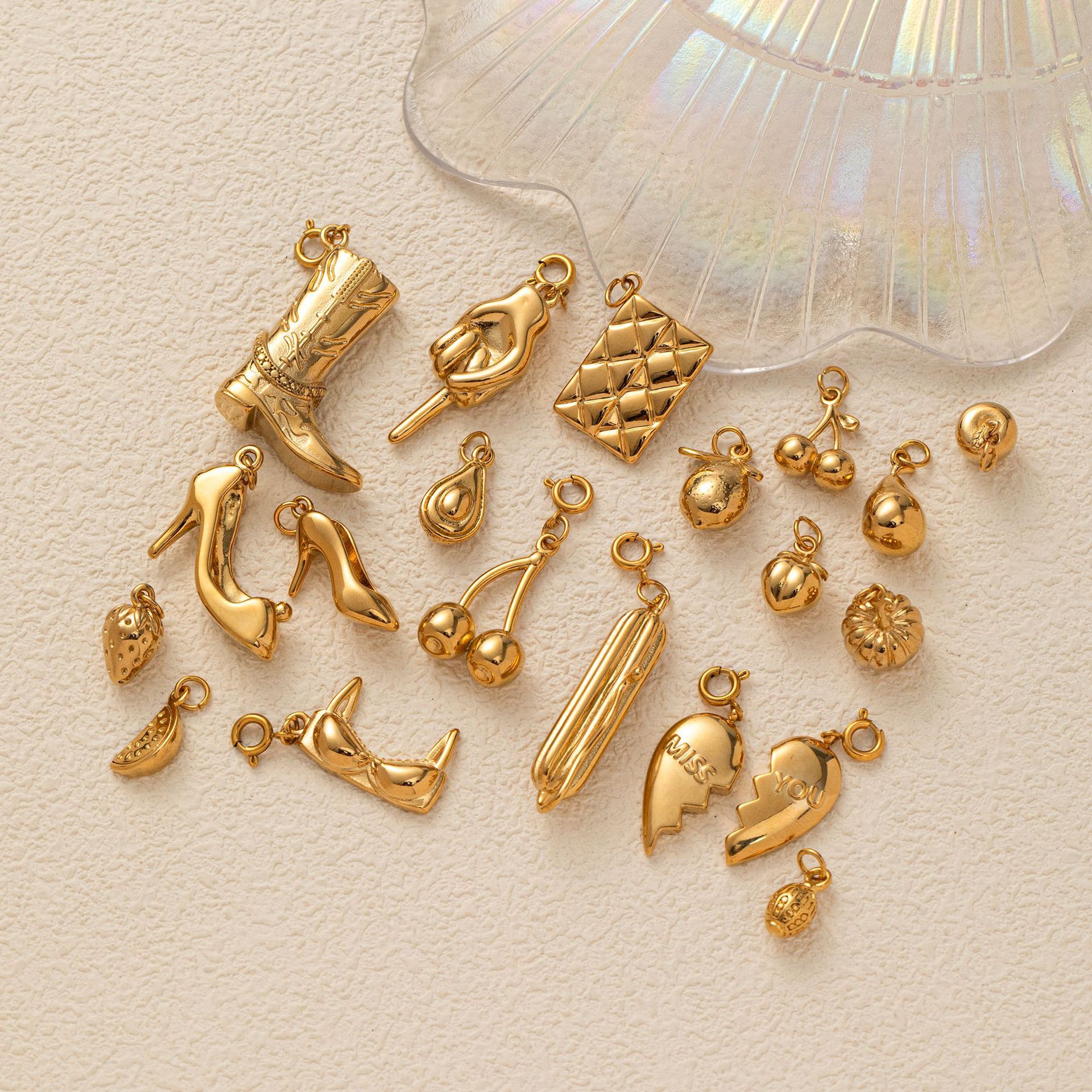 1 Piece About 20mm 304 Stainless Steel Geometric Pendant Jewelry Accessories display picture 3