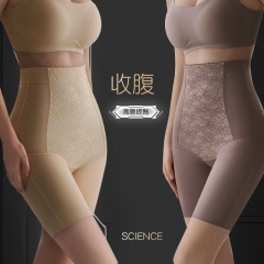 Lace-Panelled, Luxuriously Affordable High-Waist Belly-Control Safety Underwear for Women: Cotton Crotch, Breathable, Comfortable, Slimming Briefs That Flatter and Enhance Your Figure.
