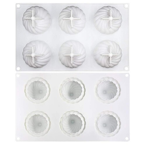 Large onion mousse mold white whirlwind mousse cake mold baking diy chocolate mold