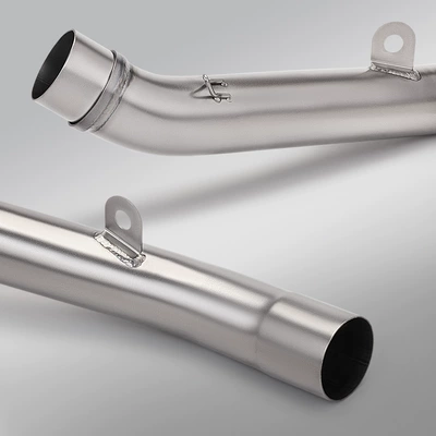 Motorcycle exhaust pipe — for Z800 stainless steel mid-section