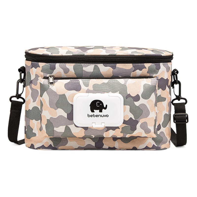 Spot wholesale insulated baby stroller hanging bag multi-purpose lunch bag practical meal bag mummy bag