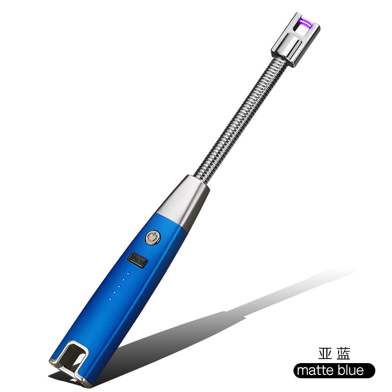 Fabricantes al por mayor Arco Tipo-c Cargador Encendedor Estufa de gas Encendido Agarre Exalargue Cocina Encendedor Transfronterizo Chong