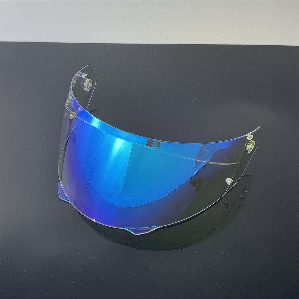 HJ-33 i90 lens day and night dual-use colorful sunscreen HD motorcycle helmet mirror UV protection one piece