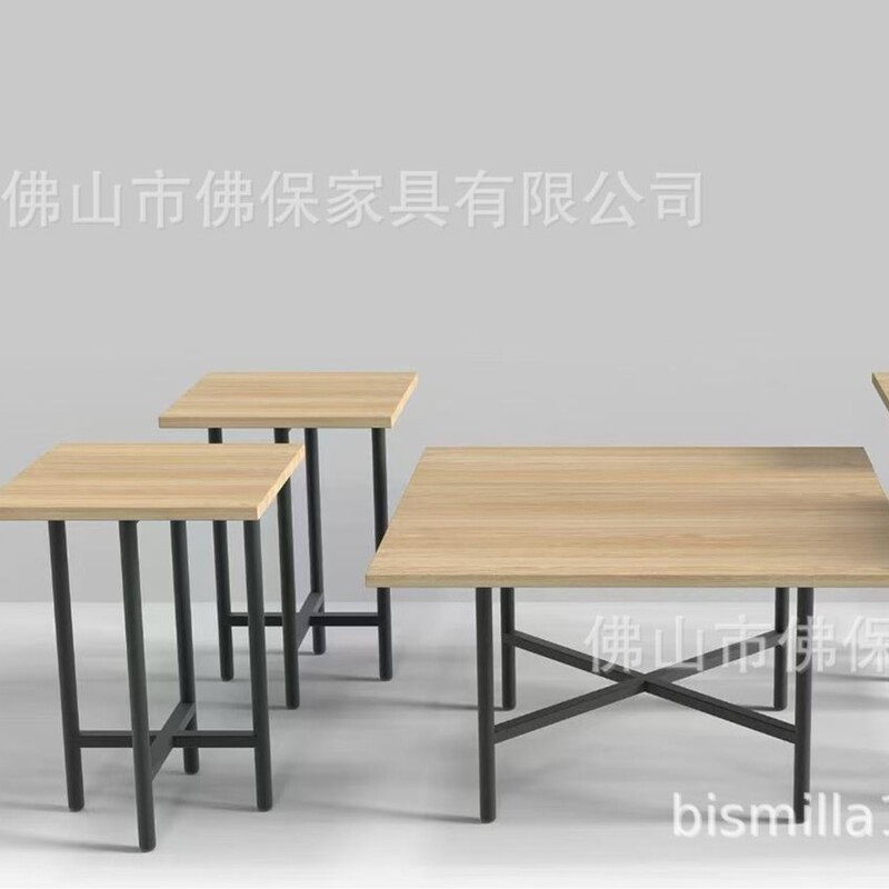 1 4 set of new iron frame tea table foreign trade tea table export Middle East Saudi Arabia Dubai hot new coffee table