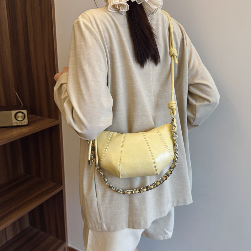 Personalised French Style Dumpling Shoulder Bag For Women_voghion.com