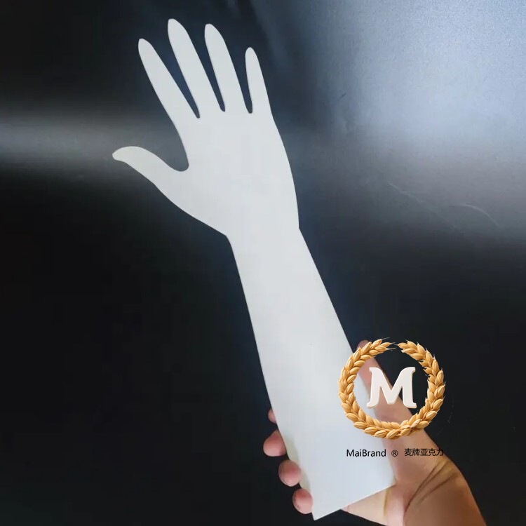 Acrylic Hand Template for Practicing Henna Design and Training, Reusable White Acrylic Hand Template