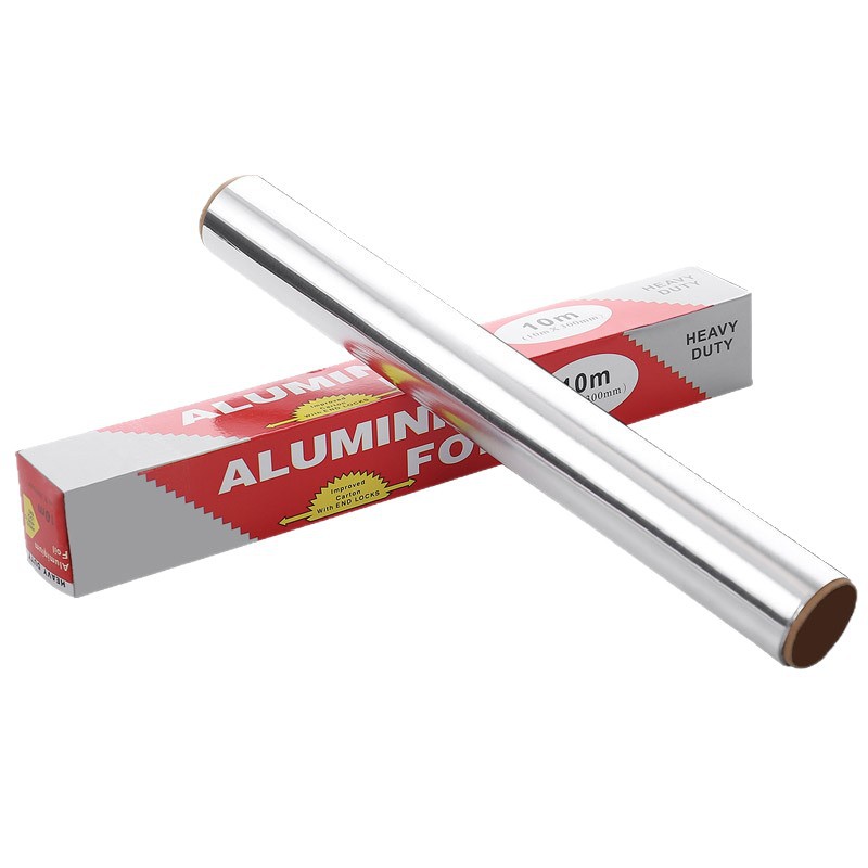 Hogar desechable espesar papel de aluminio de grado alimenticio horno papel de aluminio resistente a altas temperaturas papel de aluminio especial para barbacoa al por mayor
