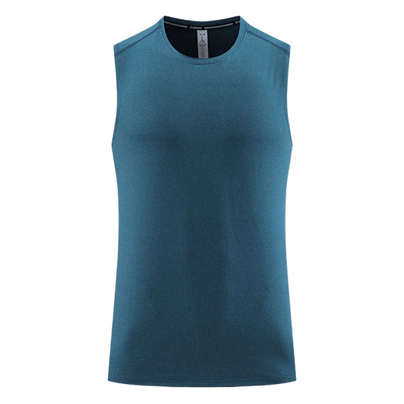 Verano nuevos deportes de secado rápido Chaleco de los hombres que absorbe la humedad sin mangas suelto ligero entrenamiento de fitness correr chaleco