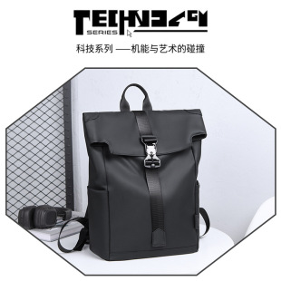 Business Backpack Men's 2025 New Large Capacity Travel Bag Computer Student Schoolbag Commuter Backpack Leisure Bag