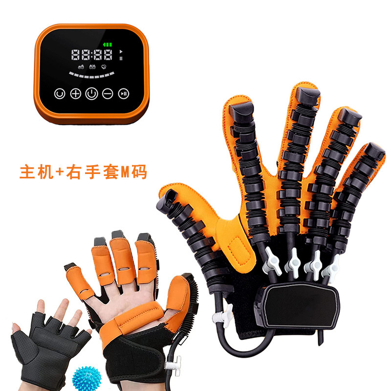 国境を越えた新型リハビリ中風手部訓練手袋片麻痺五指分指電動マッサージ片麻痺運動器材|undefined