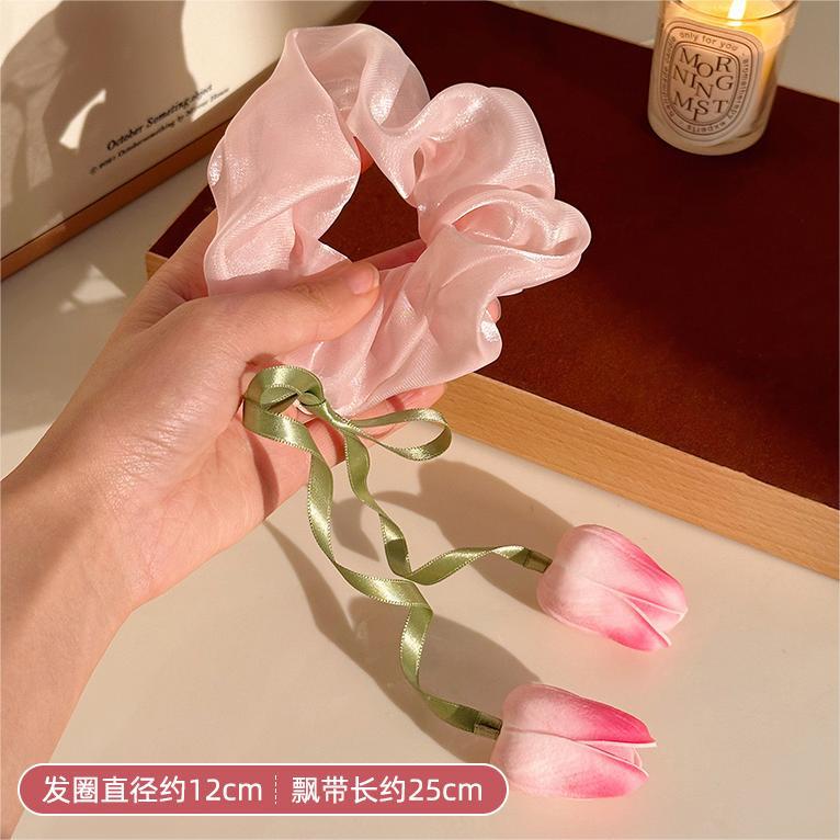 파우더 리본 튤립