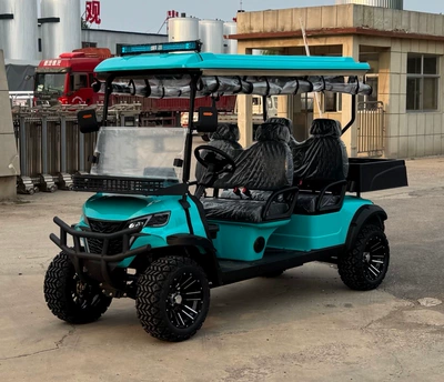 Golf Carts, Off-Road Cargo Elektrikli qolf avtomobilləri - 4-seats-with-bucket