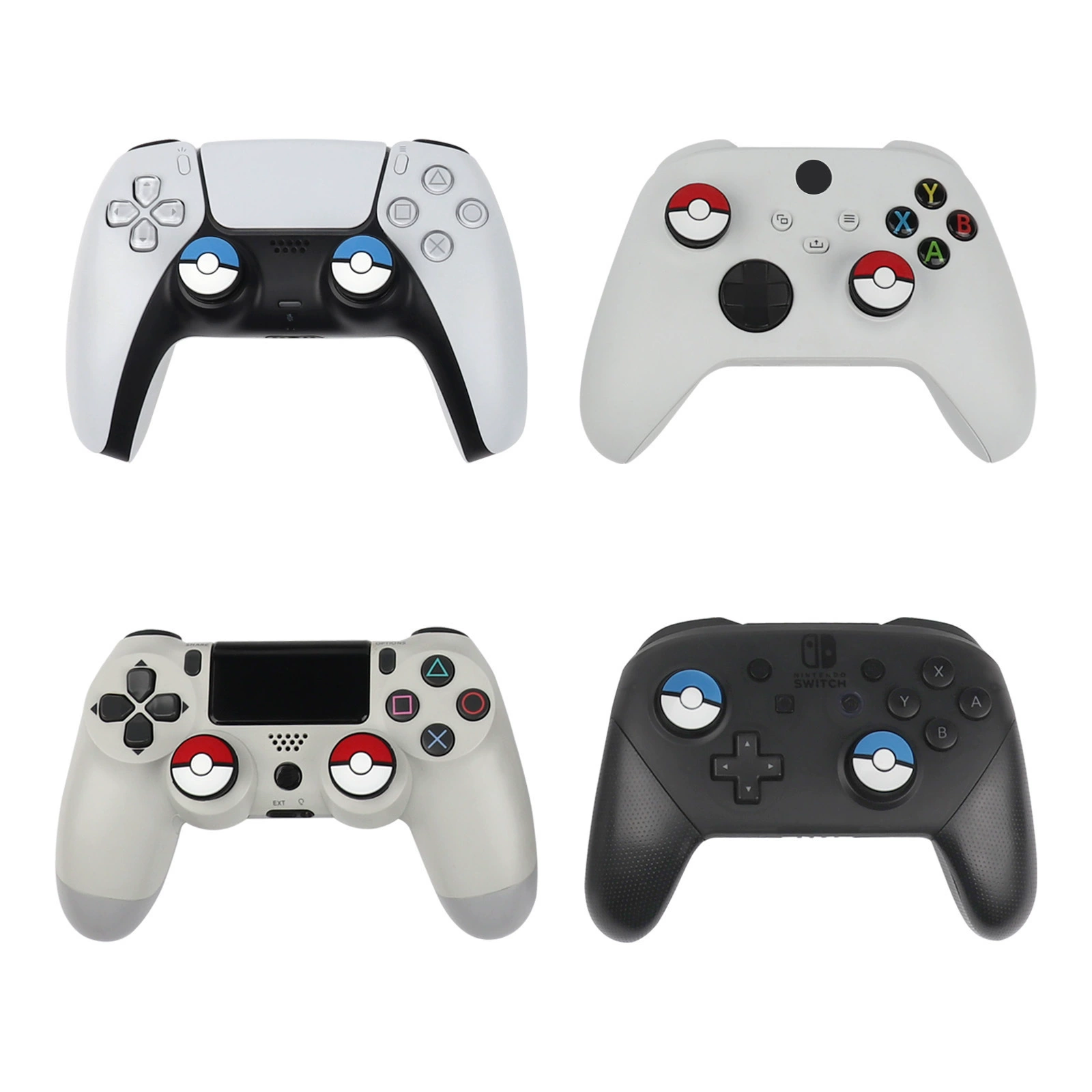 Геймпад PS5/PS4 rocker cap XBOXONES Series X/Switch Pokemon Ball Universal Cap