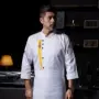 秋冬季短袖男女后厨工作服